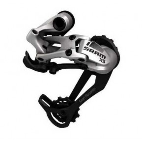 Задній перемикач SRAM X-5 9-шв Long Cage Aluminum Silver Фото №1
